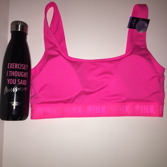 Large pink Victoria’s Secret sports bra/bikini - Picture 2 of 2